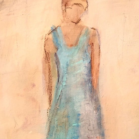 Lady in Turquoise