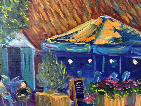 Dutch Village Cafe Terrace in Dalen