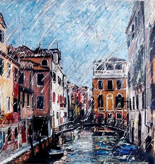 Venice in the Rain by Alex Solodov