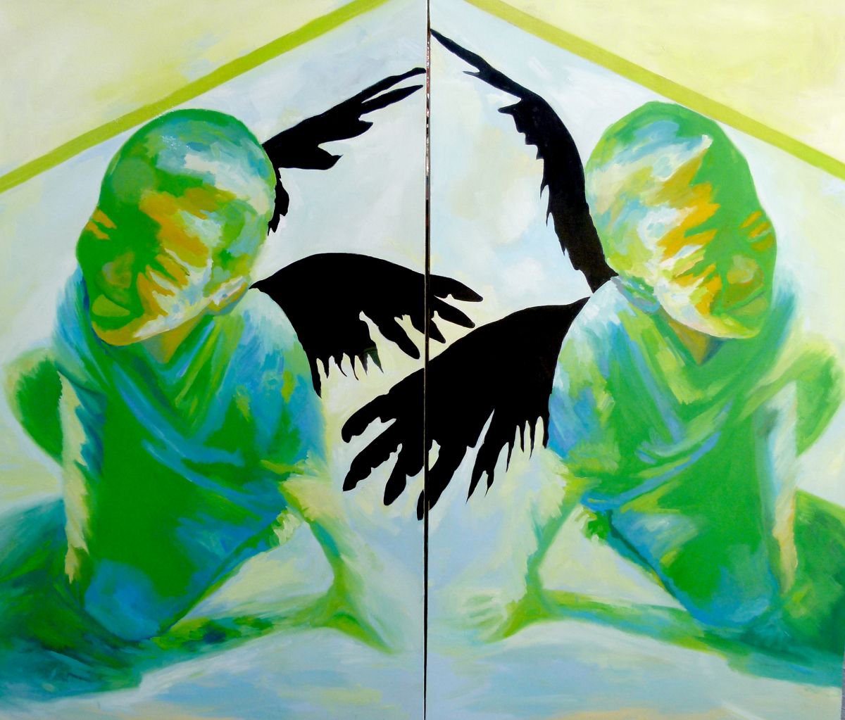 Green Angels by Inga Batatunashvili