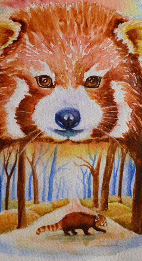 Red panda by Neha Soni