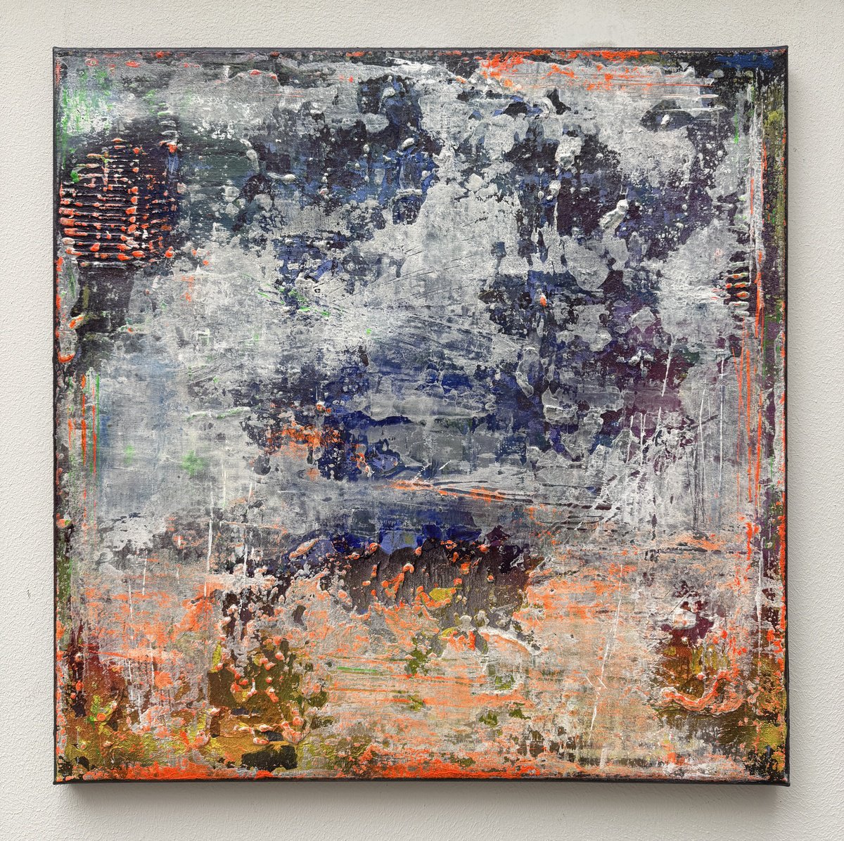 Ash Of Clouds By Viki Smoliar, 24 X 24, Artwork For Sale On Artfinder