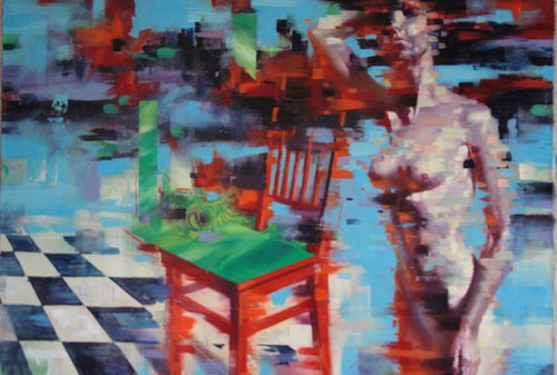 red chair by Alexandr Dobrodiy