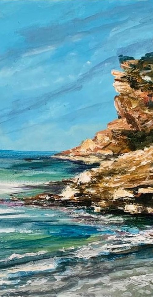 Rocks of Avdimou Beach by Olga McNamara BiennaleArtist