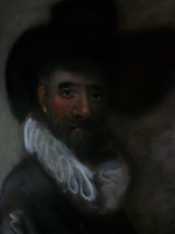 Portrait of a man in a Ruffle 