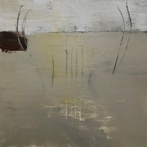 Let It Begin Again Minimalist Painting