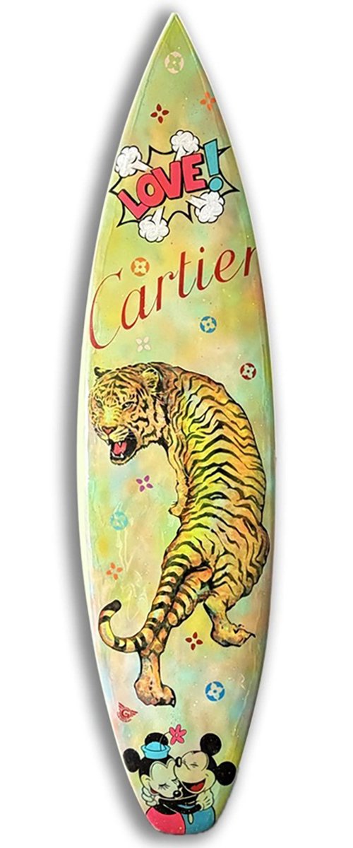 Cartier Surfboard by Gardani Art