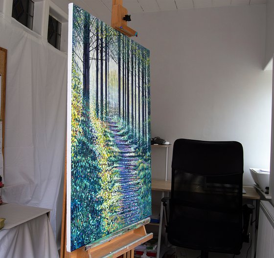 Late Autumn Forest Path