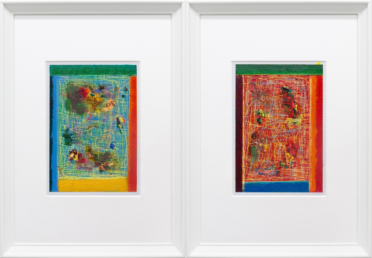 Set Of 2, Together, 01-02 By Venelinov, 19 X 13, Artwork For Sale On Artfinder