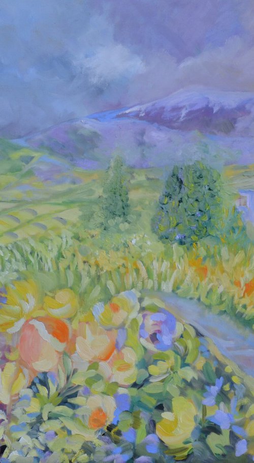 Tuscan Hills by Lesley Blackburn