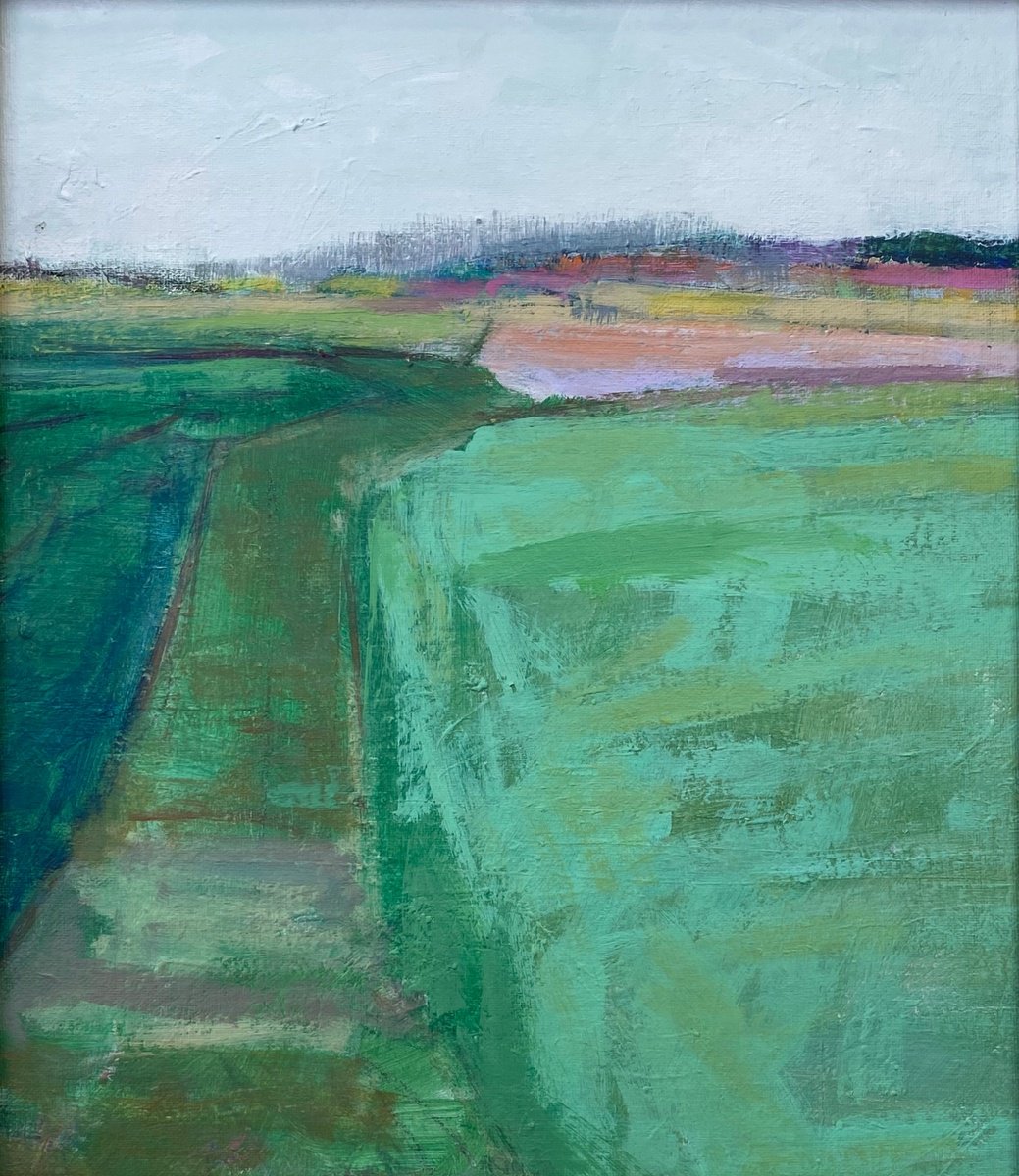 Pale Green Field by Chrissie Havers