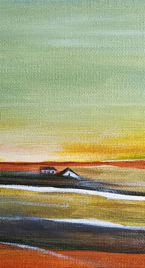 Sunset on a hot day by Aniko Hencz