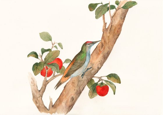 Set of 2 Songbirds on a Branch