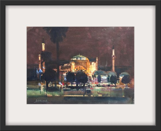 Hagia Sophia at Night