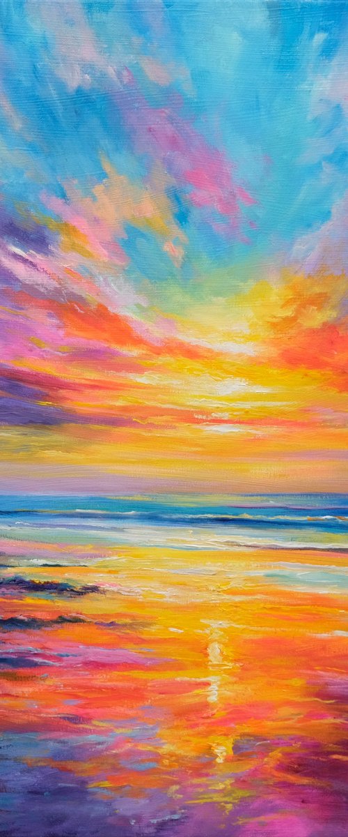 Fantasy Sunset Seascape by Behshad Arjomandi