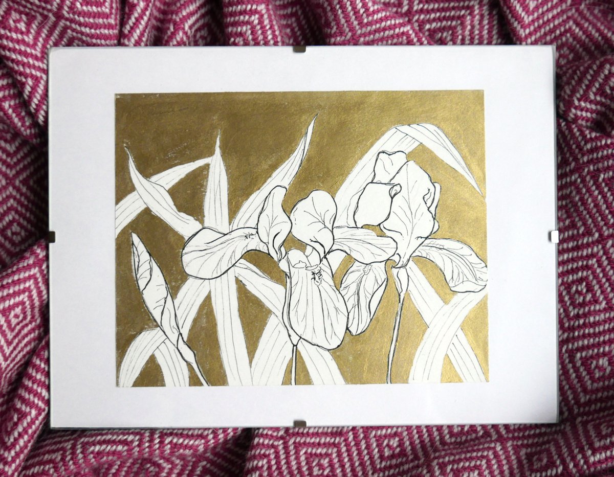 Irises by Ekaterina Mitrofanova