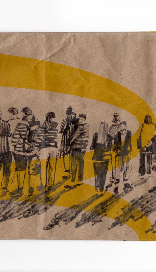 Queue at McDonald's by Bogdan Shiptenko