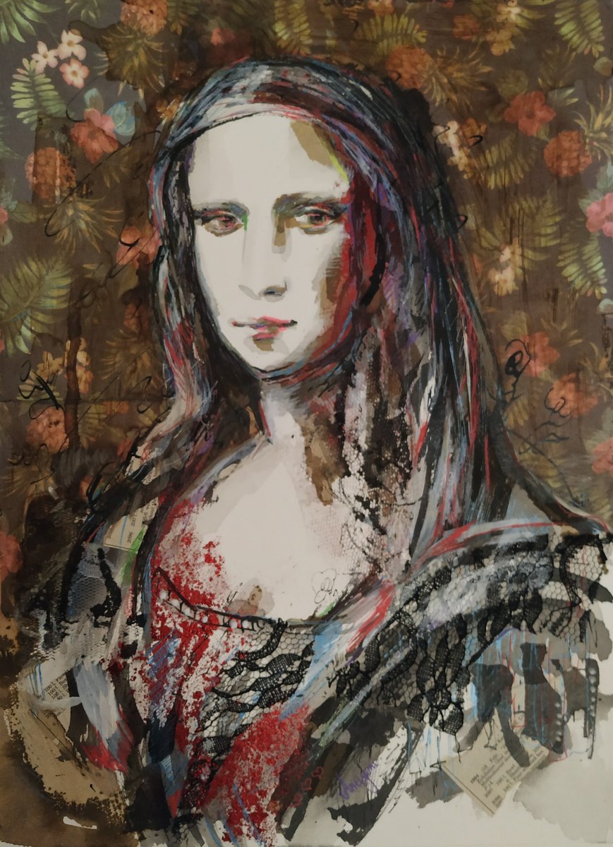 Show Me that You Are the Best Mixedmedia painting by Antigoni Tziora