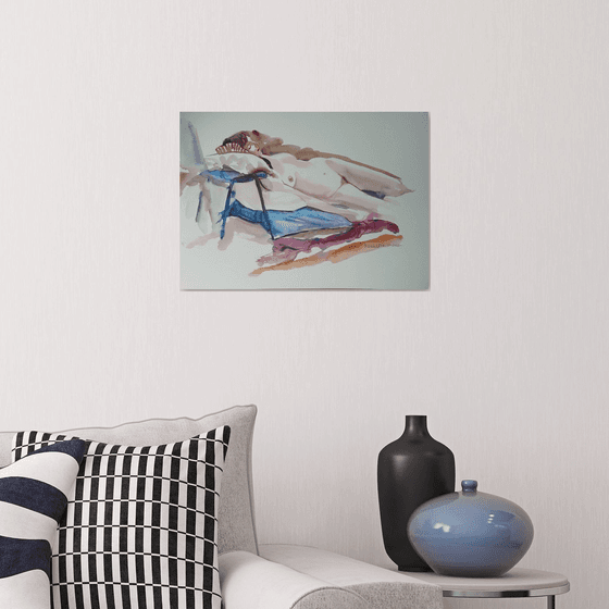 Reclining female nude