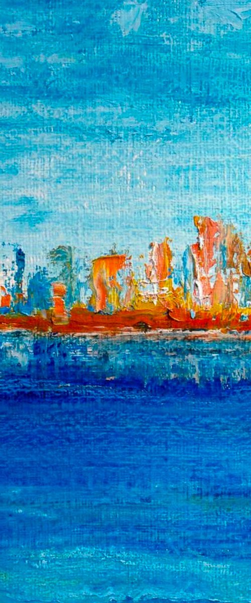 Harbour Wall by KM Arts