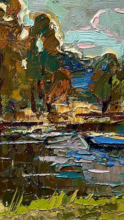 Outside the city by boat by Kalenyuk Alex