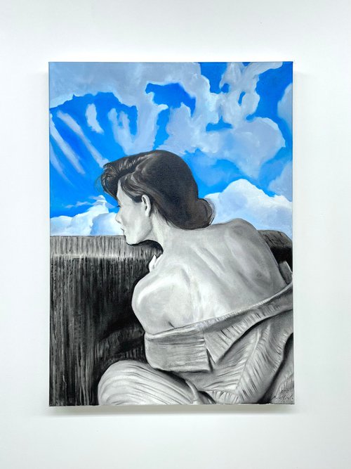 Cloud Melancholic 50 x 70 cm. by MOUSSIN IRJAN