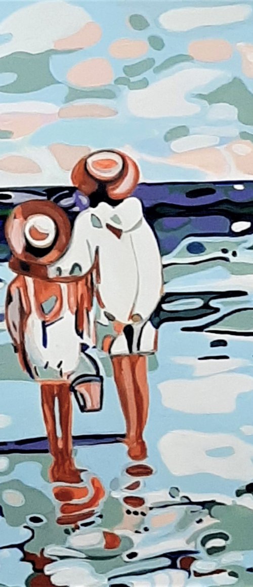 Childhood / 72 x 69 cm by Alexandra Djokic