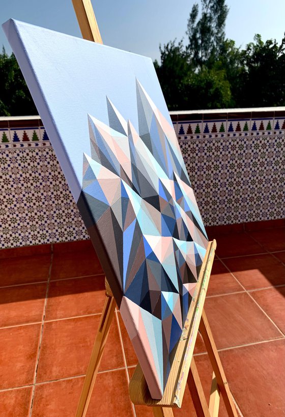 BLUE SNOWY MOUNTAINS