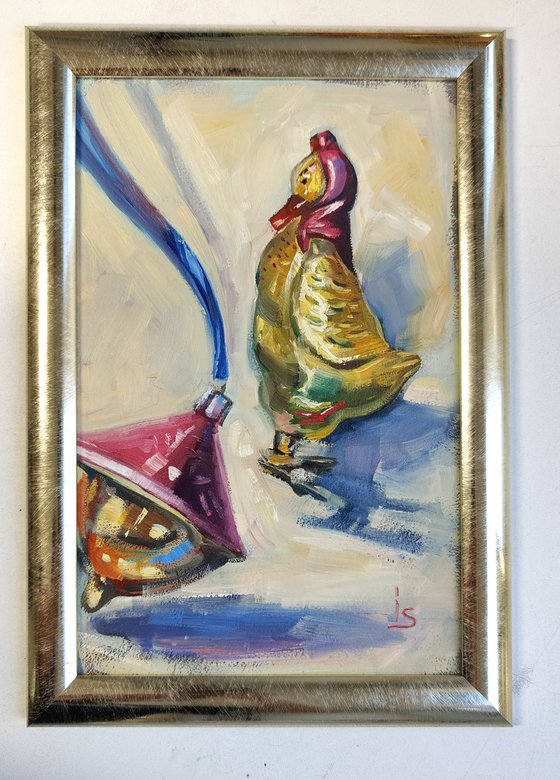 Aunt Duck and Spinning Top