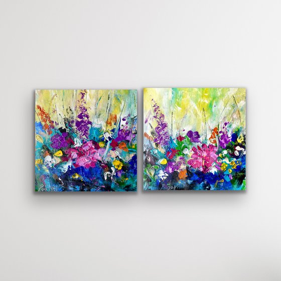 Colour of Spring 2 - Diptych