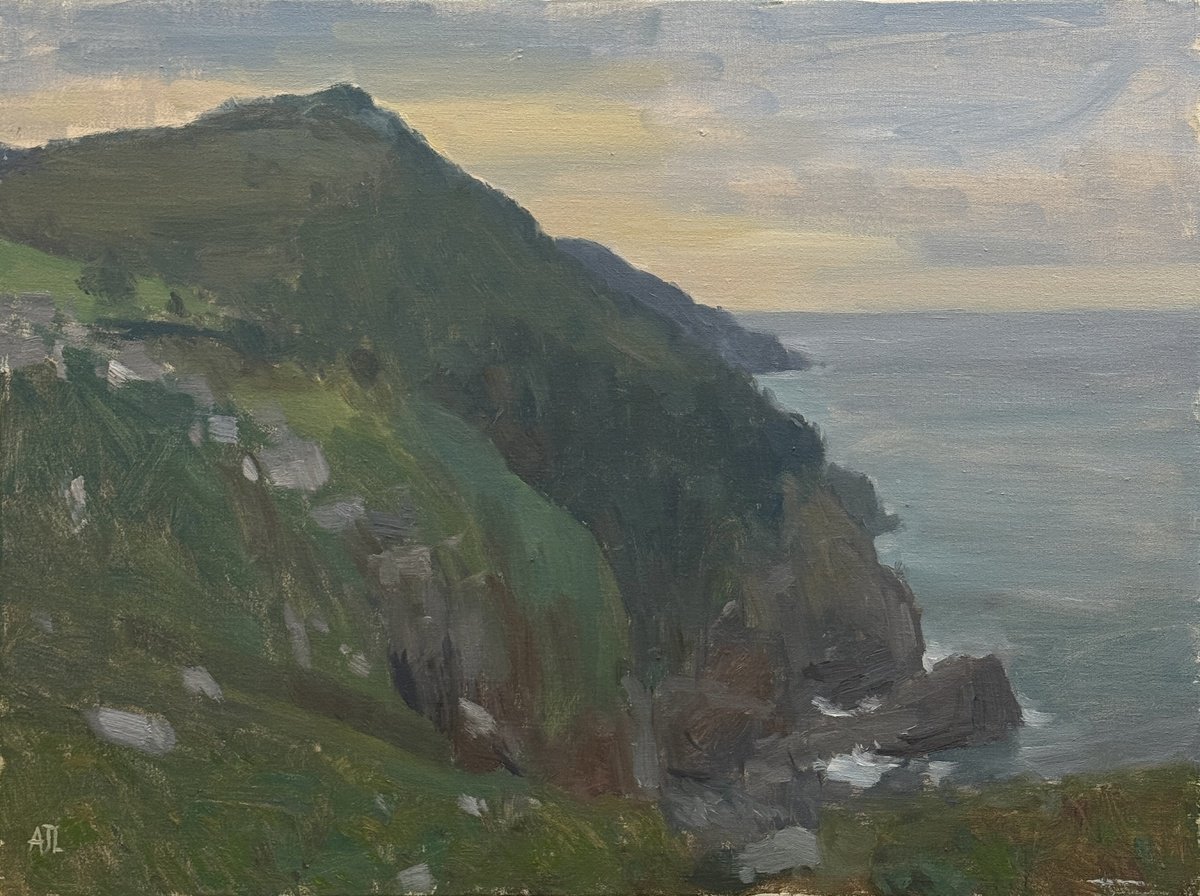 Valley Of The Rocks By Alex James Long, 24 X 18, Artwork For Sale On Artfinder