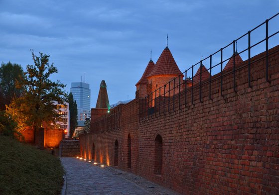 " Evening in old city. Warsaw " Limited Edition 1/ 100