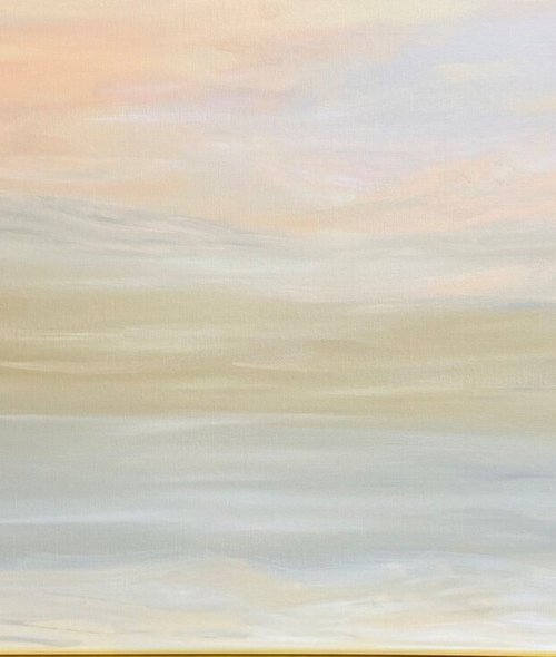 Ocean coast, horizon by Nataliia Krykun