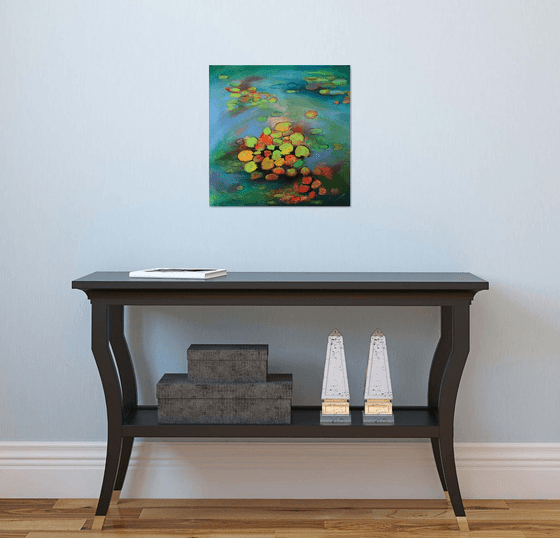 Water Lily Pond ! Abstract Art !