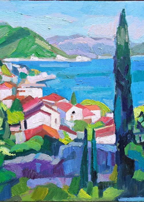 View of Boka Kotorska by Maja Đokić Mihajlović