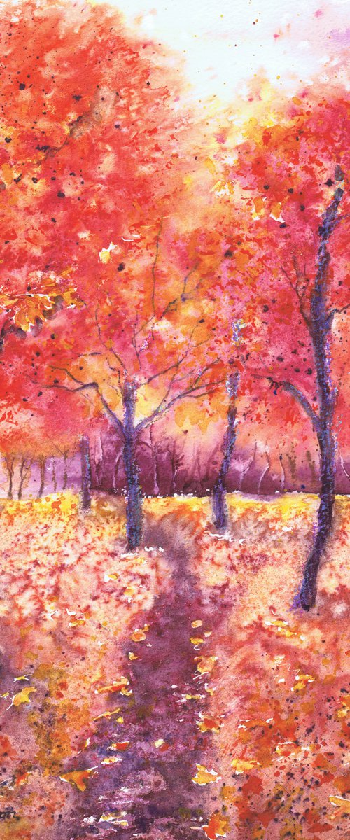 Autumn Trees by Michele Wallington