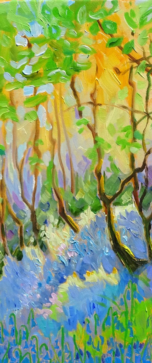 Spring Bluebells by Mary Kemp