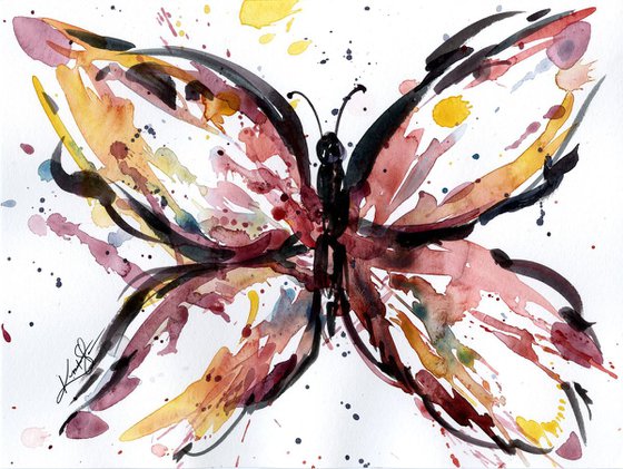 Butterfly Magic No. 25 - Abstract by Kathy Morton Stanion