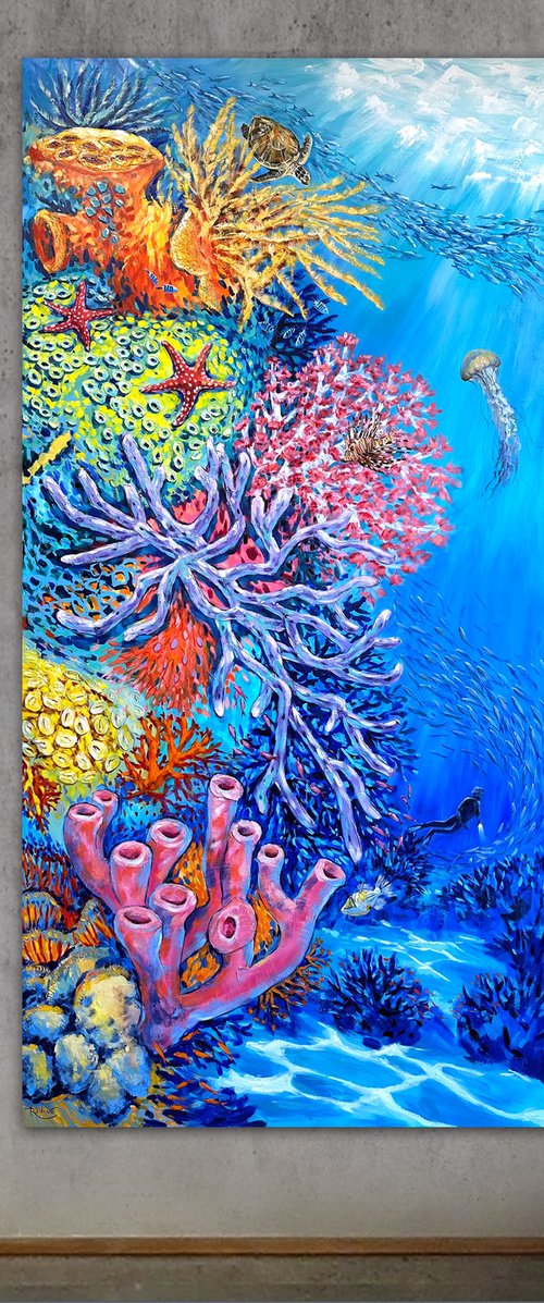 Coral Reef Wonder by Irina Redine