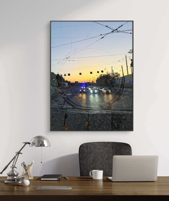 Photocollage Night Cityscape