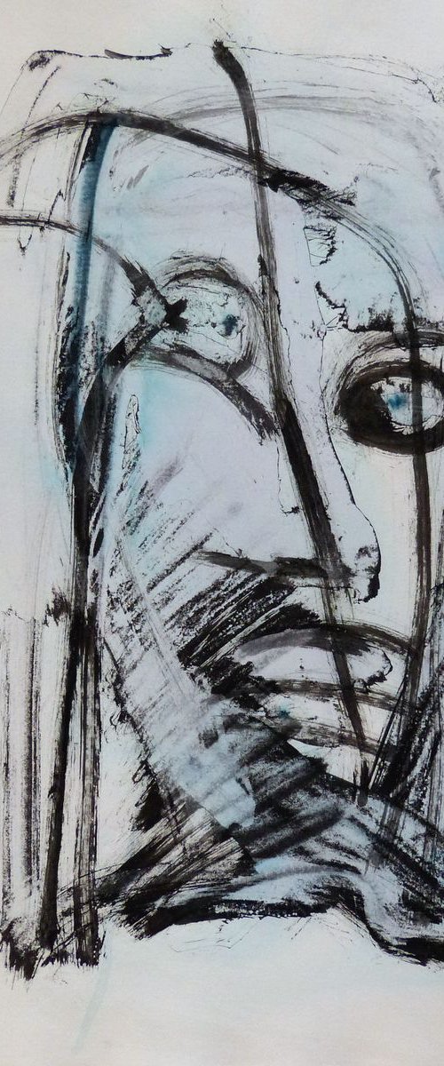 Faces #40, 29x42 cm by Frederic Belaubre