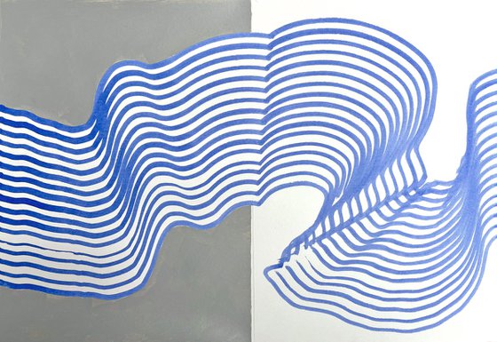 Waves at dusk