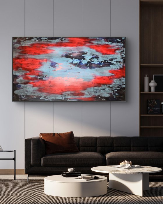 REFLECTION IV -Contemporary Abstract Painting