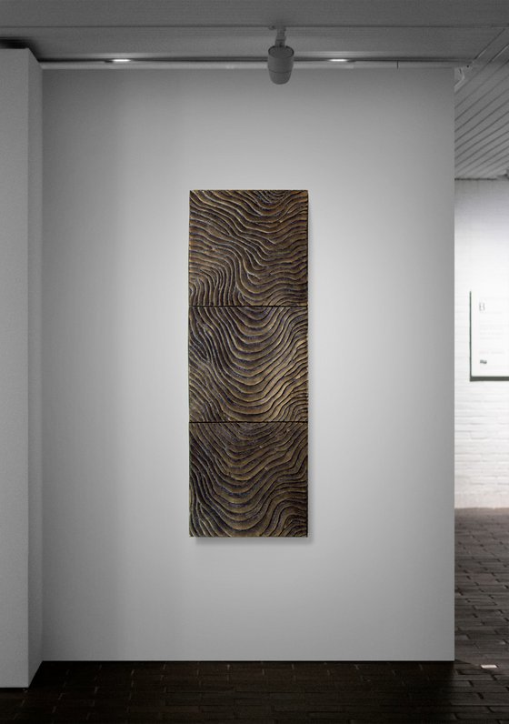 Yuanyang | Textured Wall Sculpture