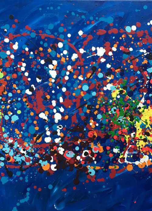 Cosmic blue by Julia Daboul