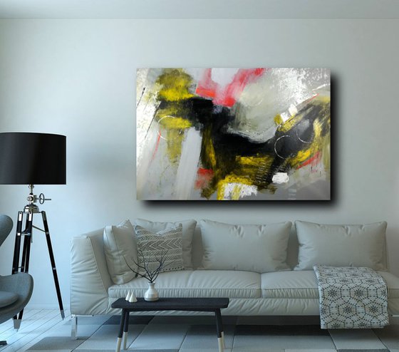 abstract-large-painting 120x80 cm-large wall art