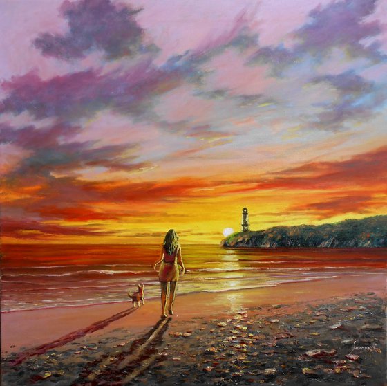 THE MAGIC MOMENTS, oil on canvas, SPECIAL DISCOUNT, seascape