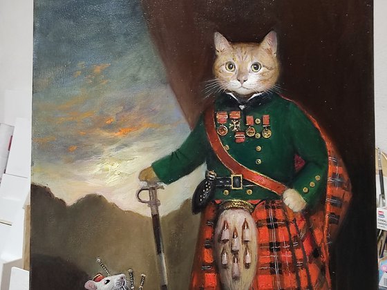 Scottish Cat  🐱 🐭