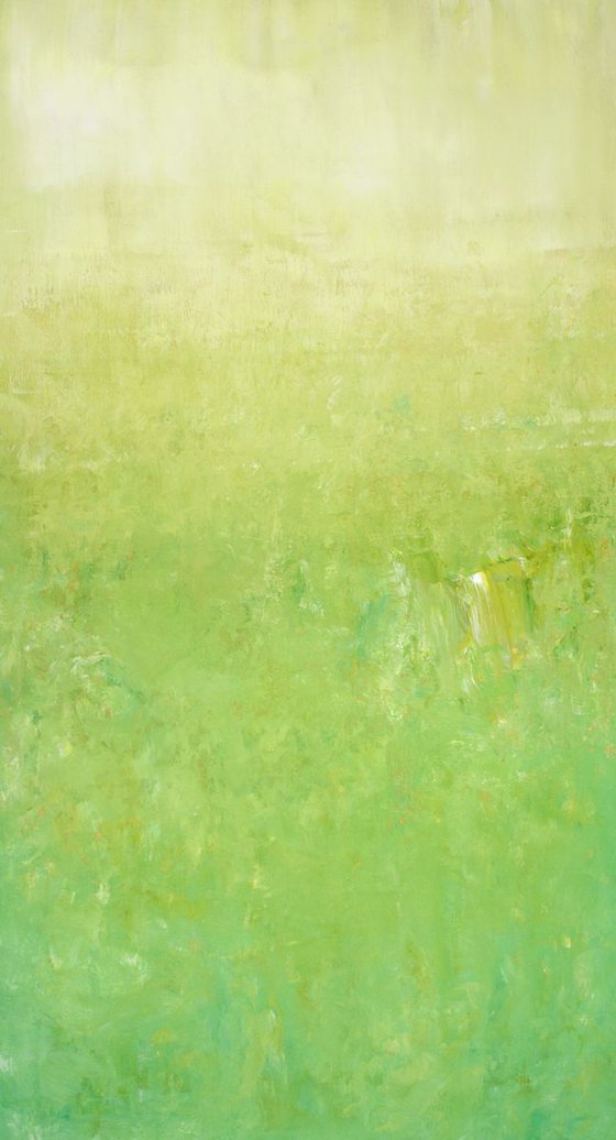 Morning Green 180604 vertical green abstract