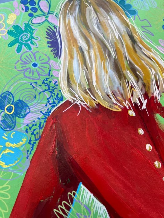 Colorful Woman Floral